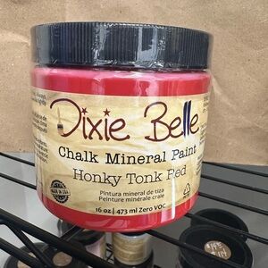 Dixie Belle Chalk Mineral Paint - Honky Tonk Red